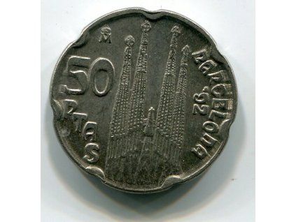 ŠPANĚLSKO. 50 pesetas 1992.