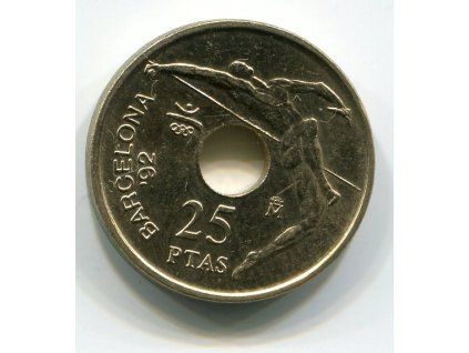ŠPANĚLSKO. 25 pesetas 1991.