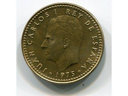 ŠPANĚLSKO. 1 peseta 1975/79.