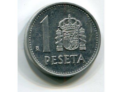 ŠPANĚLSKO. 1 peseta 1987.