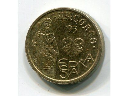 ŠPANĚLSKO. 5 pesetas 1993.