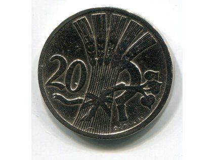 ČESKOSLOVENSKO. 20 haléřů 1921.
