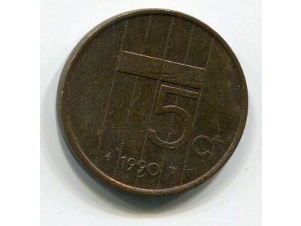 NIZOZEMÍ. 5 cents 1990.