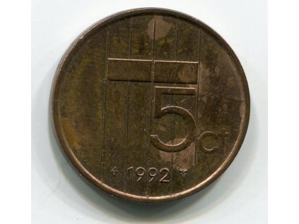 NIZOZEMÍ. 5 cents 1992.