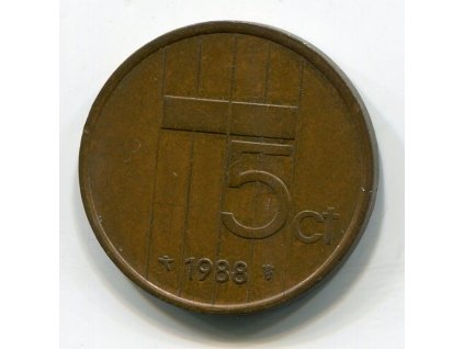 NIZOZEMÍ. 5 cents 1988.