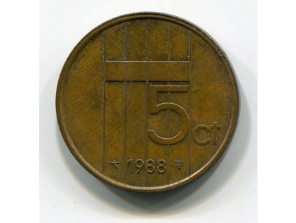 NIZOZEMÍ. 5 cents 1988.