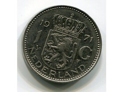 NIZOZEMÍ. 1 gulden 1971.