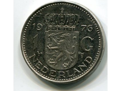 NIZOZEMÍ. 1 gulden 1976.