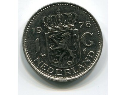 NIZOZEMÍ. 1 gulden 1978.