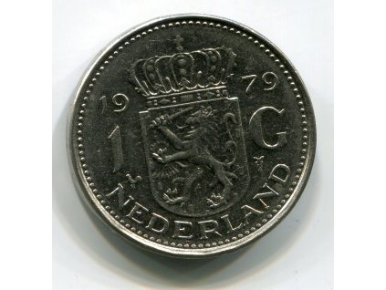 NIZOZEMÍ. 1 gulden 1979.