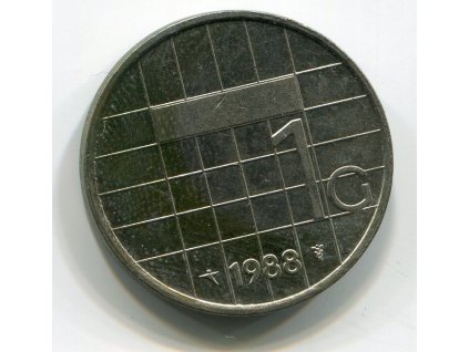 NIZOZEMÍ. 1 gulden 1988.