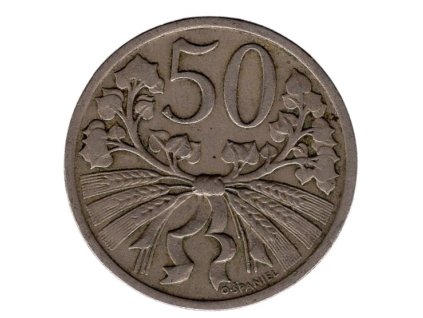 ČESKOSLOVENSKO. 50 haléřů 1931.
