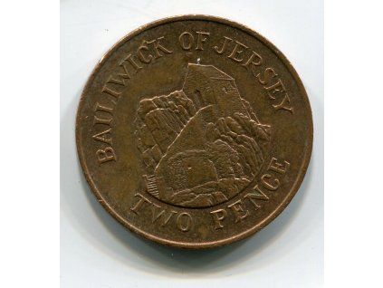 JERSEY. 2 pence 1986.