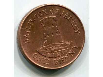 JERSEY. 1 penny 1998.
