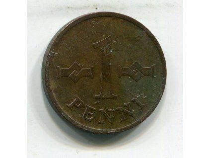FINSKO. 1 penni 1968.