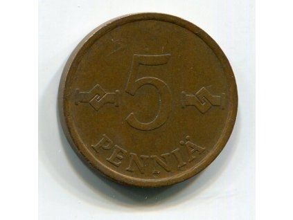 FINSKO. 5 penniä 1967.