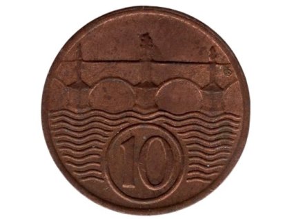 ČESKOSLOVENSKO. 10 haléřů 1938.