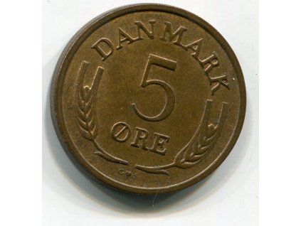 DÁNSKO. 5 öre 1970.