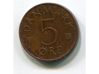 DÁNSKO. 5 öre 1973. KM-959-1
