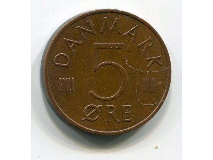 DÁNSKO. 5 öre 1976.