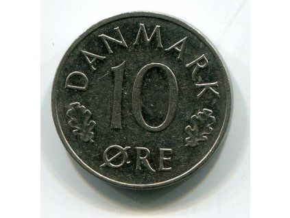 DÁNSKO. 10 öre 1976. KM-860.1
