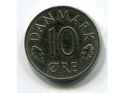 DÁNSKO. 10 öre 1976. KM-860.1