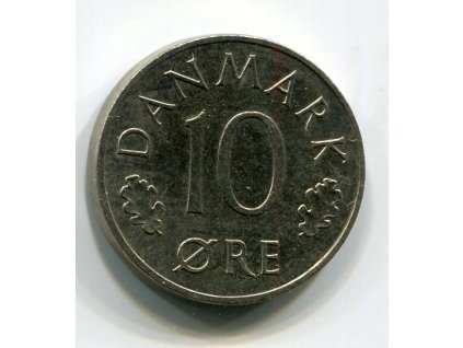 DÁNSKO. 10 öre 1977.