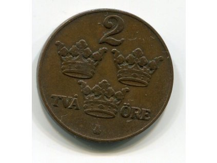 ŠVÉDSKO. 2 öre 1929.