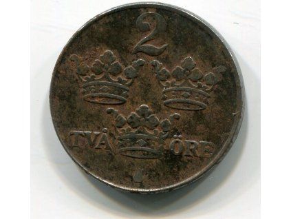 ŠVÉDSKO. 2 öre 1948. KM-811