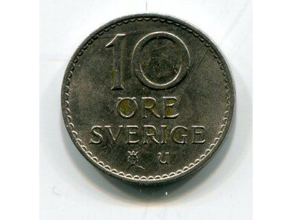 ŠVÉDSKO. 10 öre 1965.