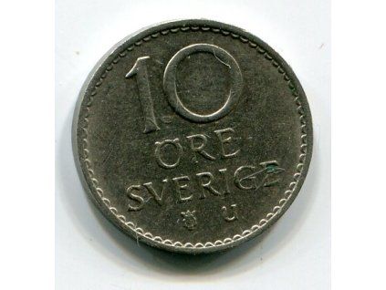 ŠVÉDSKO. 10 öre 1967.