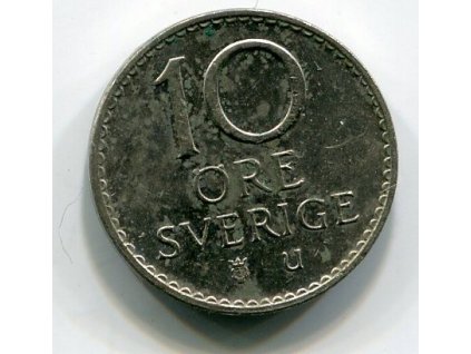 ŠVÉDSKO. 10 öre 1973. KM-835