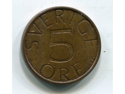 ŠVÉDSKO. 5 öre 1983. KM-849a