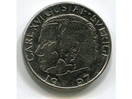 ŠVÉDSKO. 1 krona 1997.
