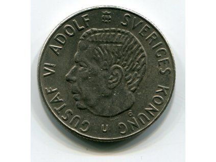 ŠVÉDSKO. 1 krona 1970.