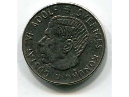 ŠVÉDSKO. 1 krona 1972.