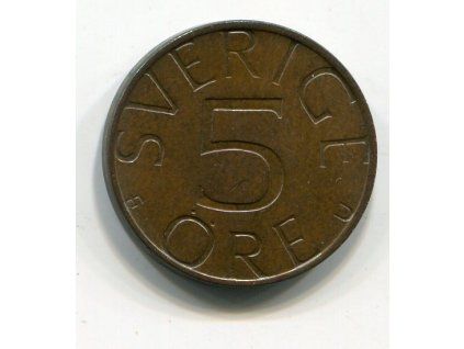 ŠVÉDSKO. 5 öre 1980.