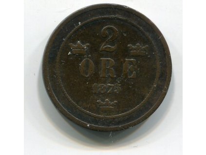 ŠVÉDSKO. 2 öre 1875.