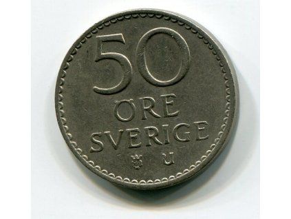ŠVÉDSKO. 50 öre 1966.
