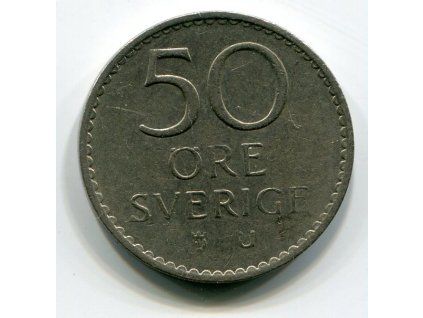 ŠVÉDSKO. 50 öre 1968.