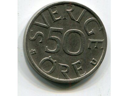 ŠVÉDSKO. 50 öre 1980.