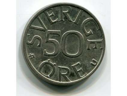 ŠVÉDSKO. 50 öre 1983.