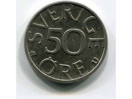 ŠVÉDSKO. 50 öre 1984.
