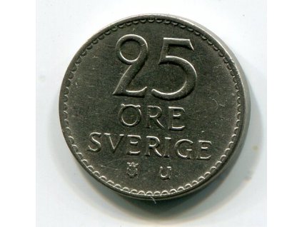 ŠVÉDSKO. 25 öre 1964.