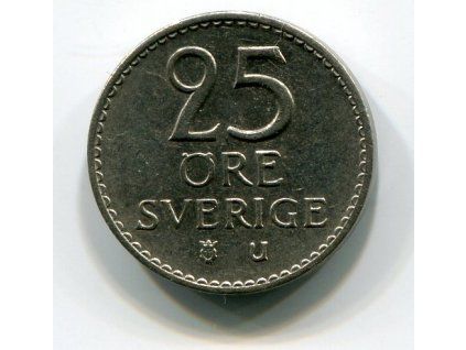 ŠVÉDSKO. 25 öre 1965.