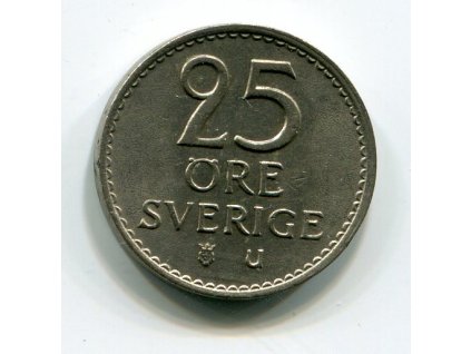 ŠVÉDSKO. 25 öre 1972.