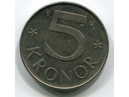 ŠVÉDSKO. 5 kronor 1983.