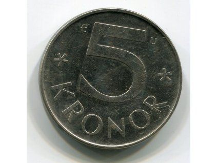 ŠVÉDSKO. 5 kronor 1984.
