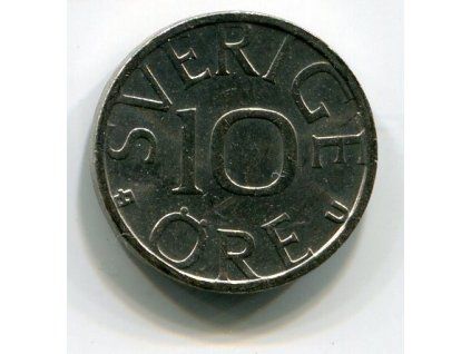 ŠVÉDSKO. 10 öre 1984.