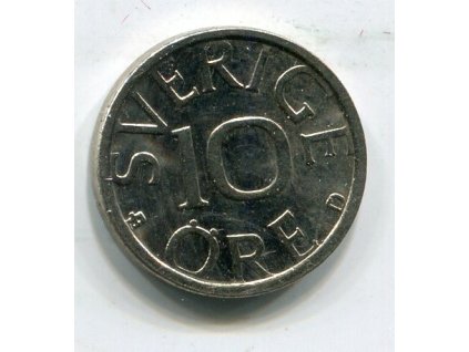 ŠVÉDSKO. 10 öre 1989.